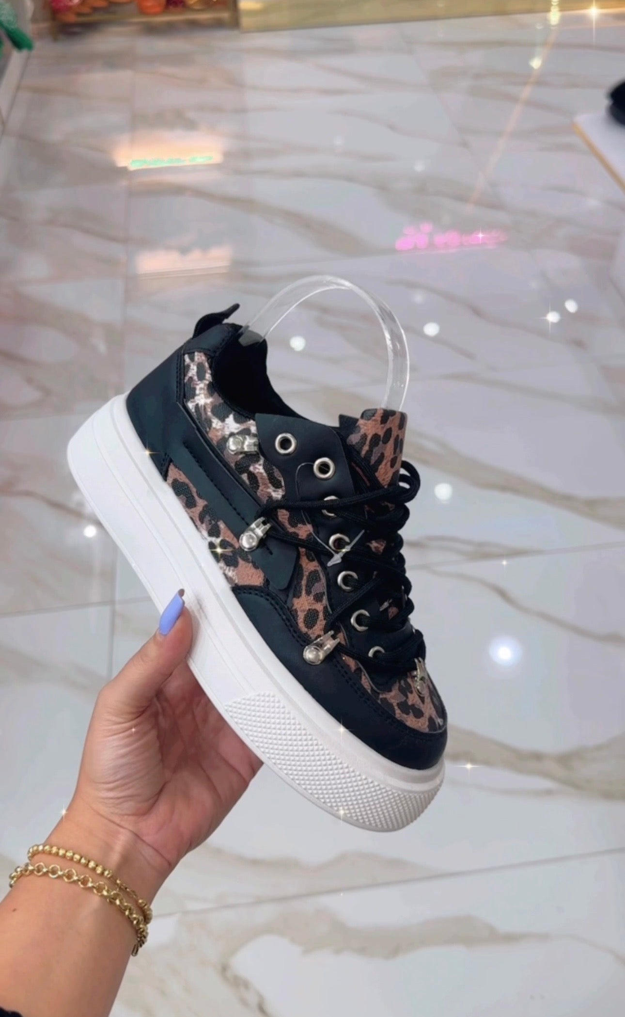 Sneakers Maculate Nere