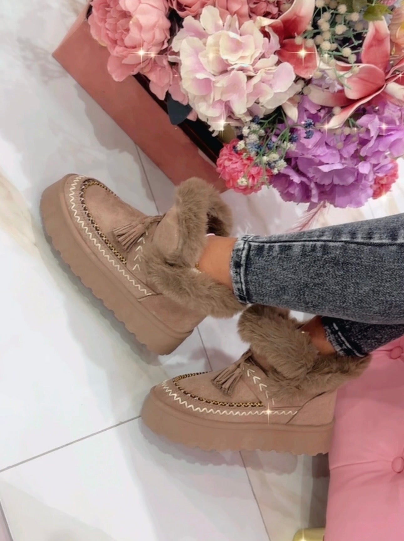Indianini Platform Beige