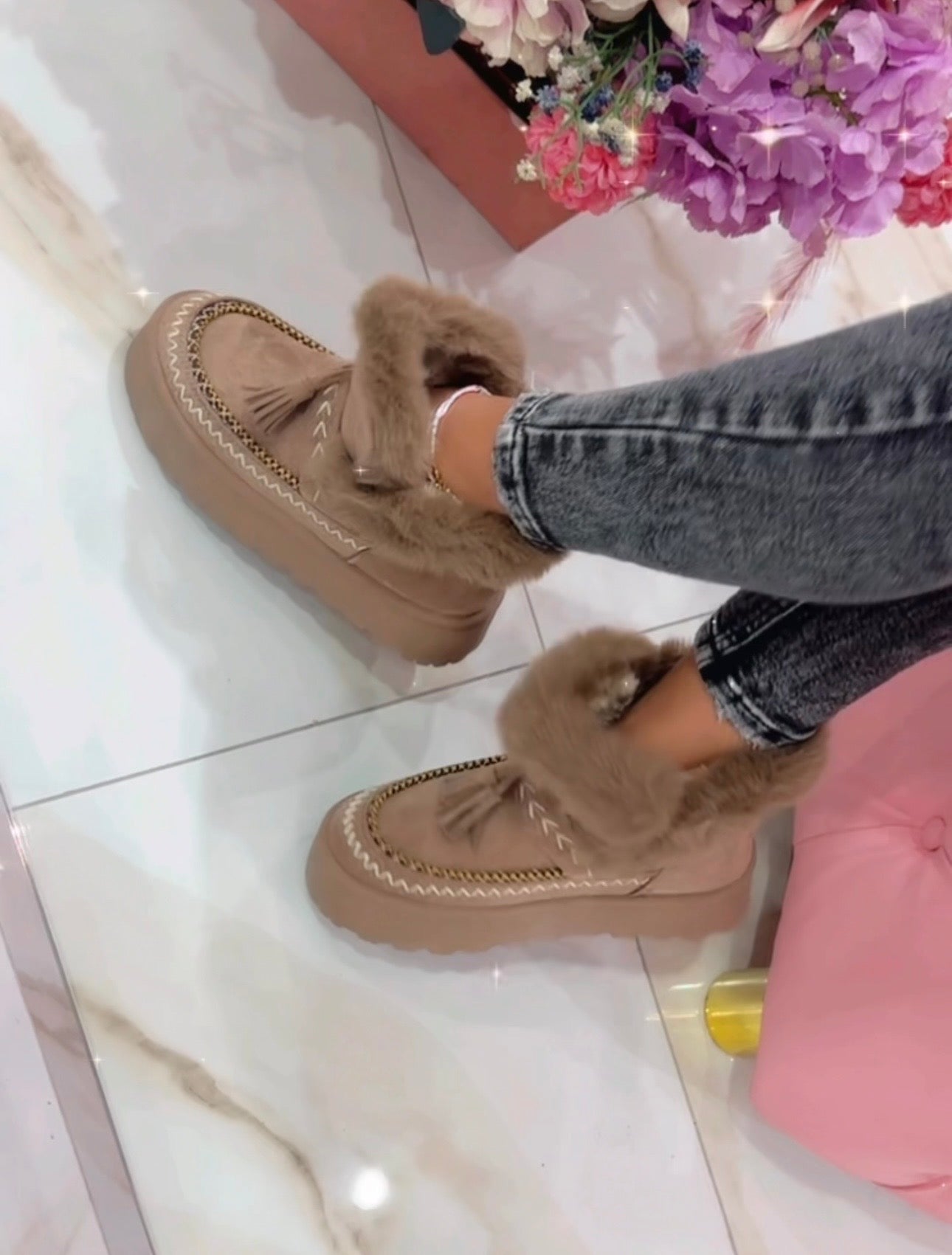 Indianini Platform Beige