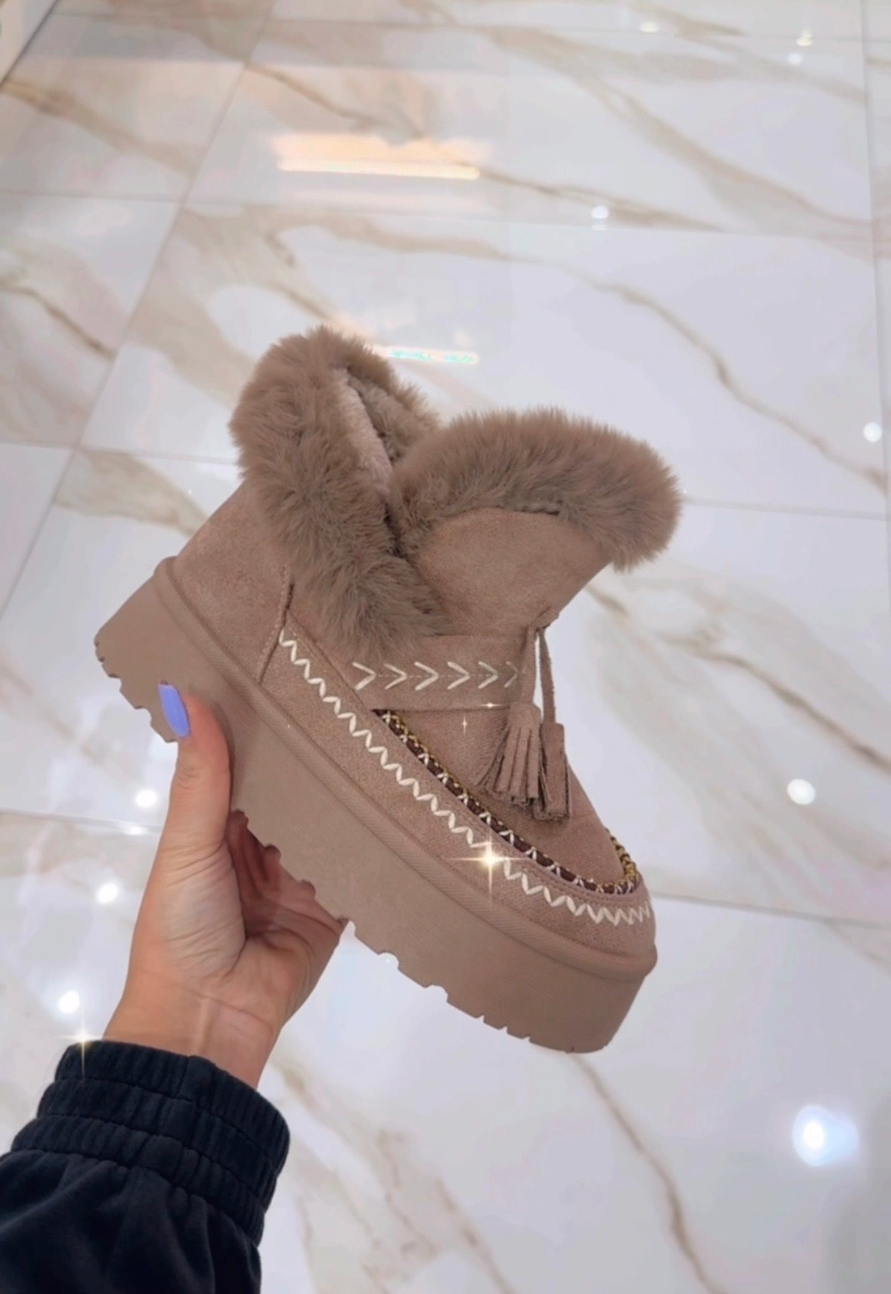 Indianini Platform Beige