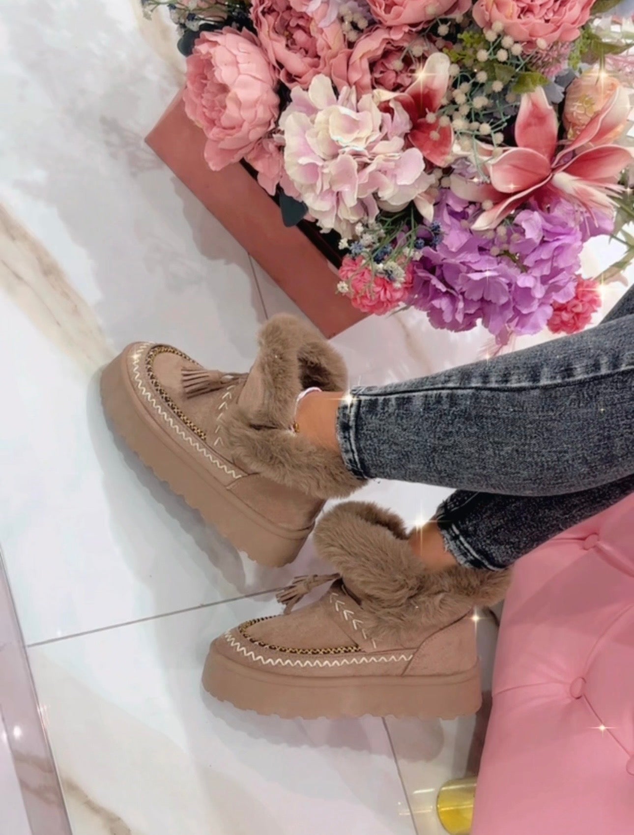 Indianini Platform Beige