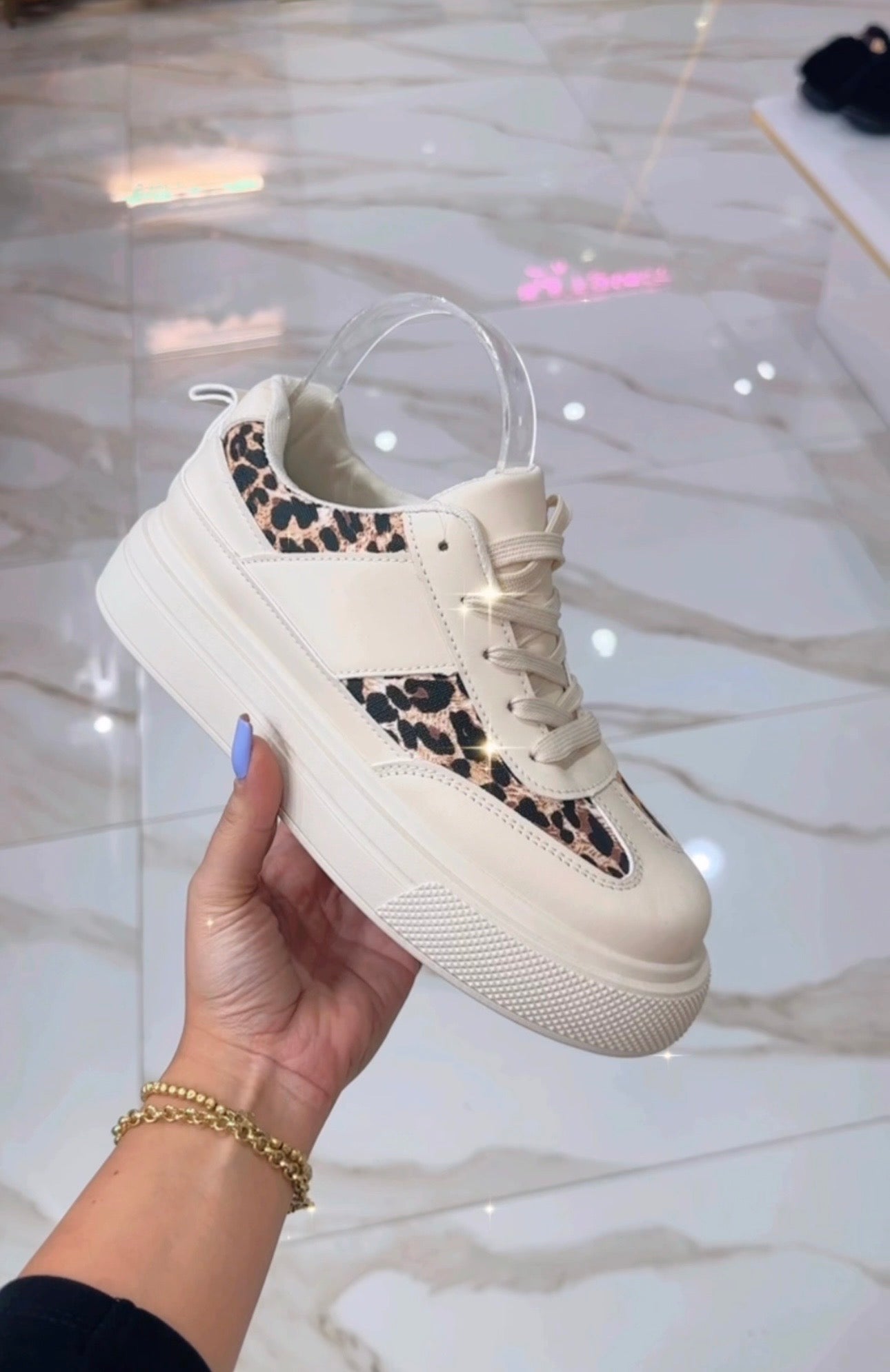 Sneakers Maculate Beige