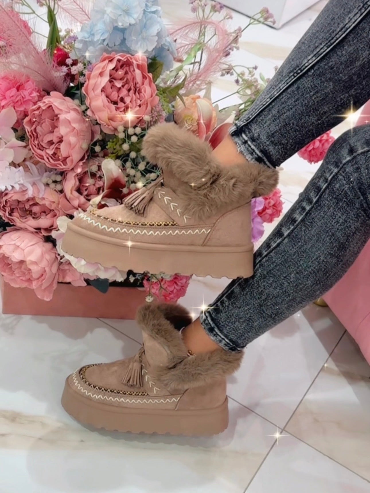 Indianini Platform Beige