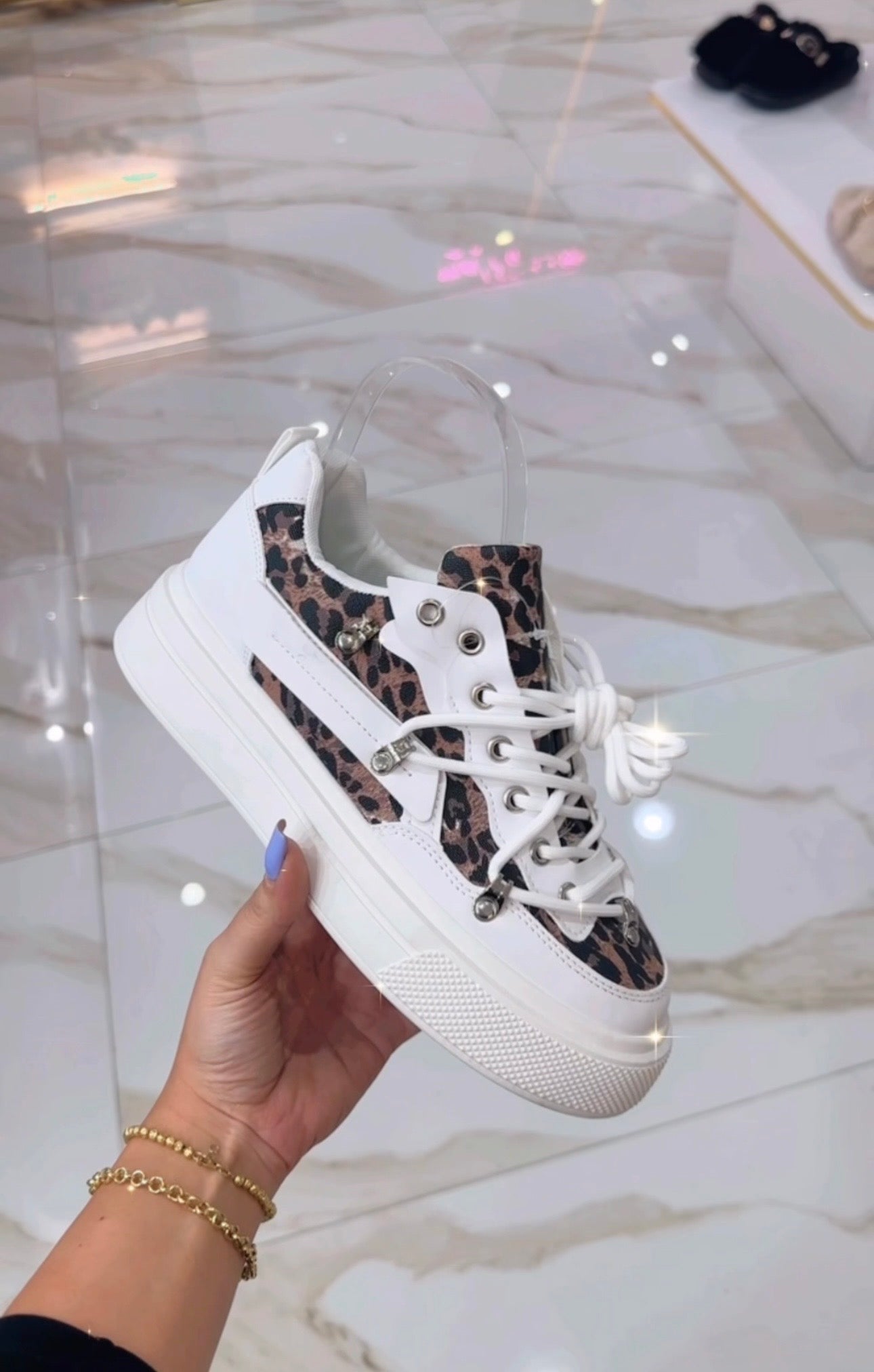 Sneakers Maculate Bianche