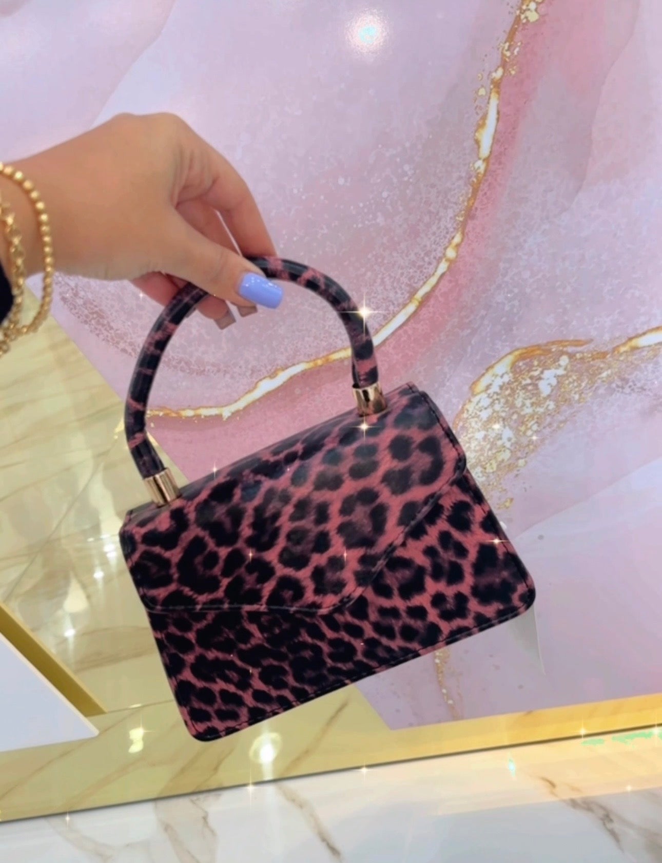 Mini Bag Maculata Bordeaux