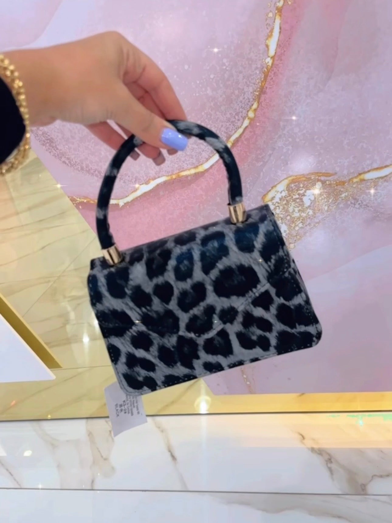 Mini Bag Maculata Nera