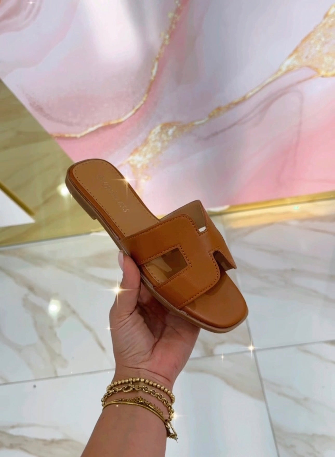 Ciabatte Hermès Cuoio