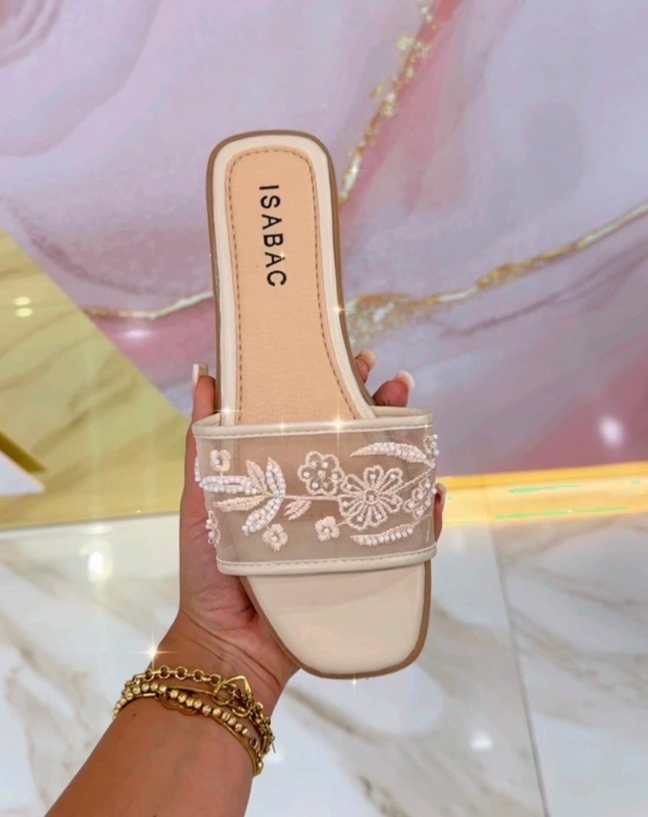 Ciabatte Atena Beige