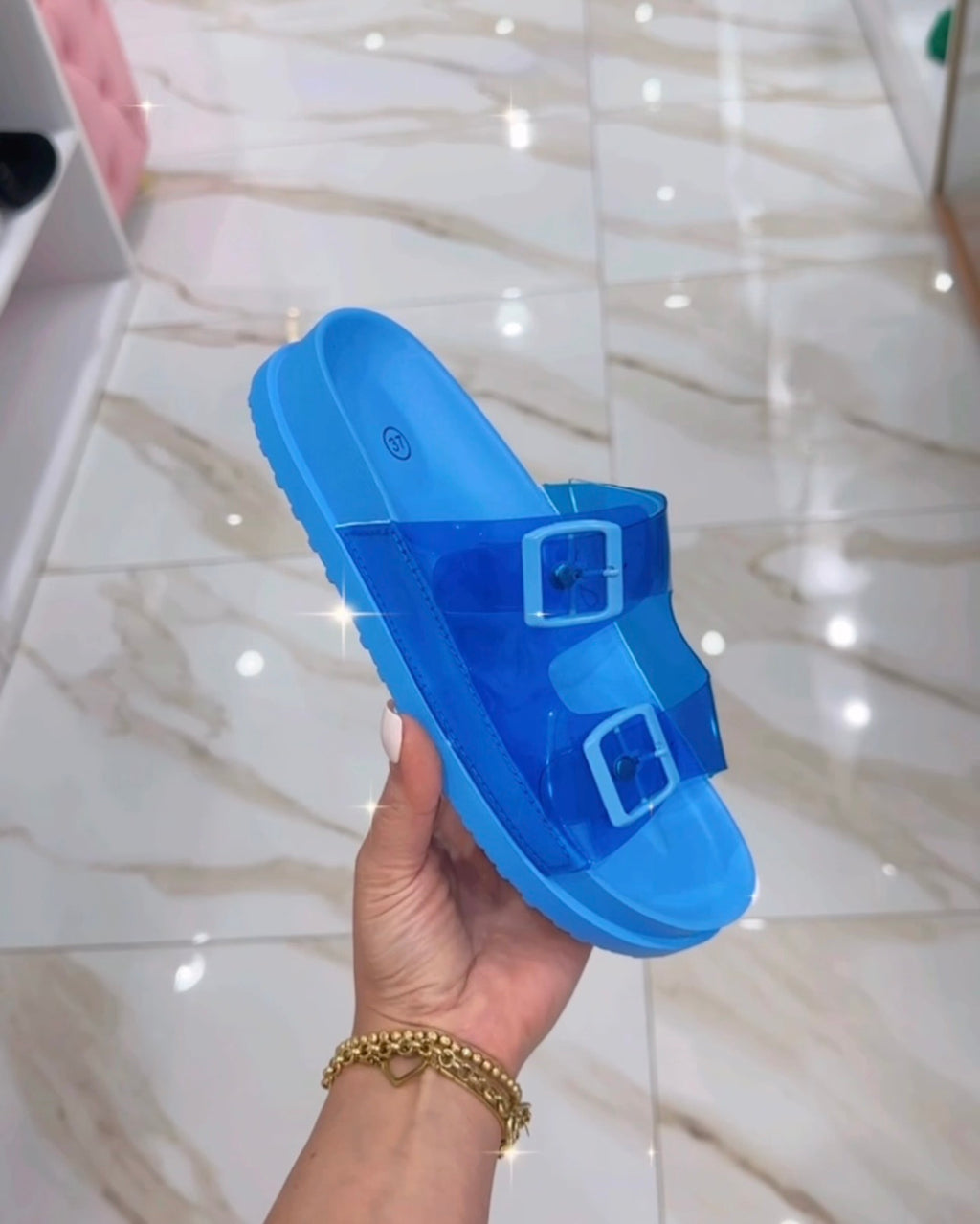 A. Ciabatte Birk Blu n37