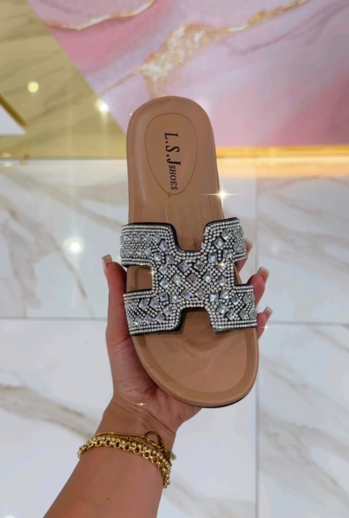 Ciabatte Hermès Platform Nere