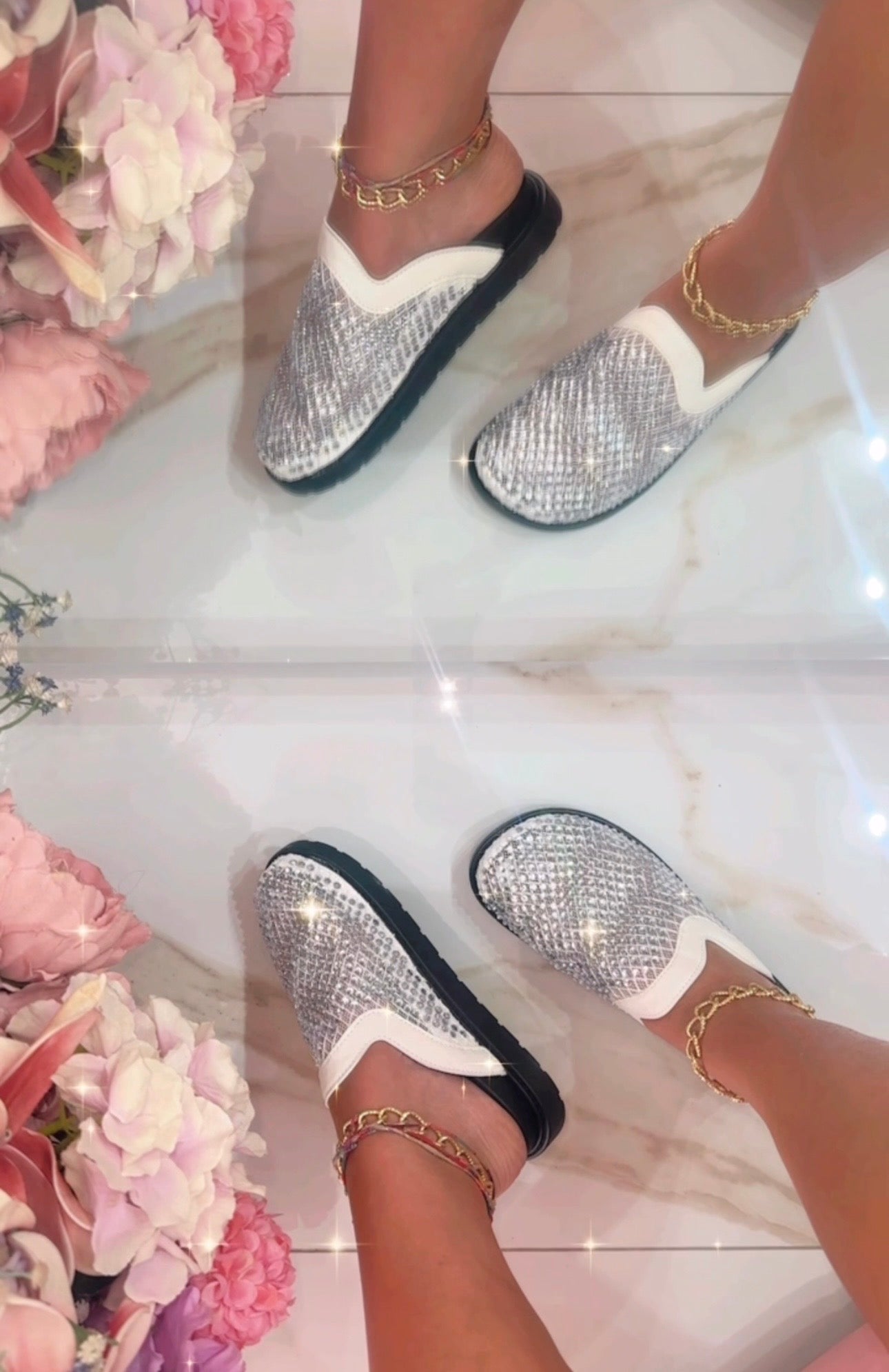Ciabatte Birk Aura White