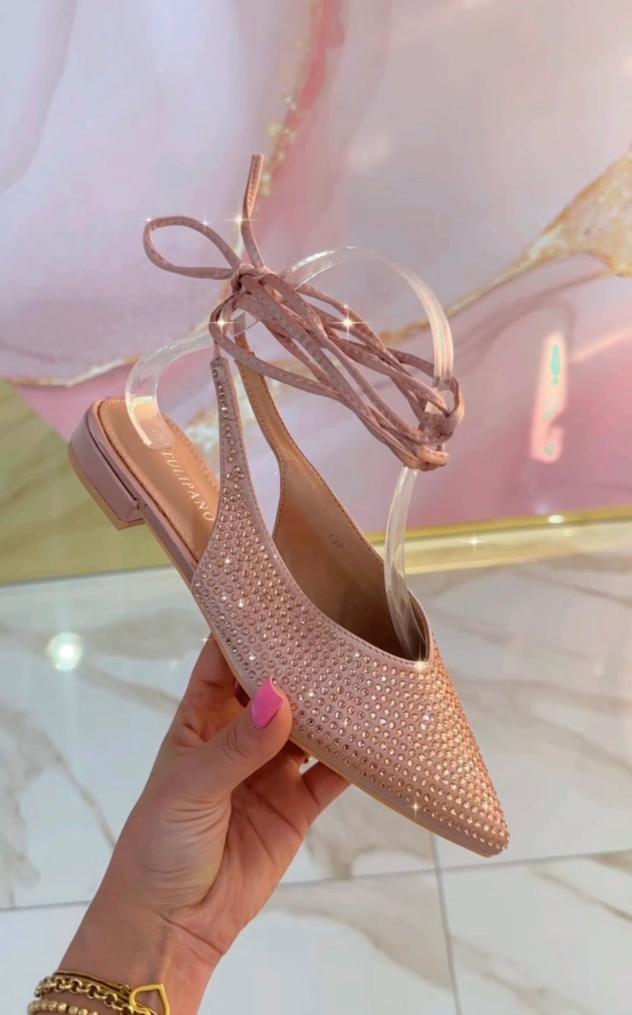 Ballerine Nude Gioiello
