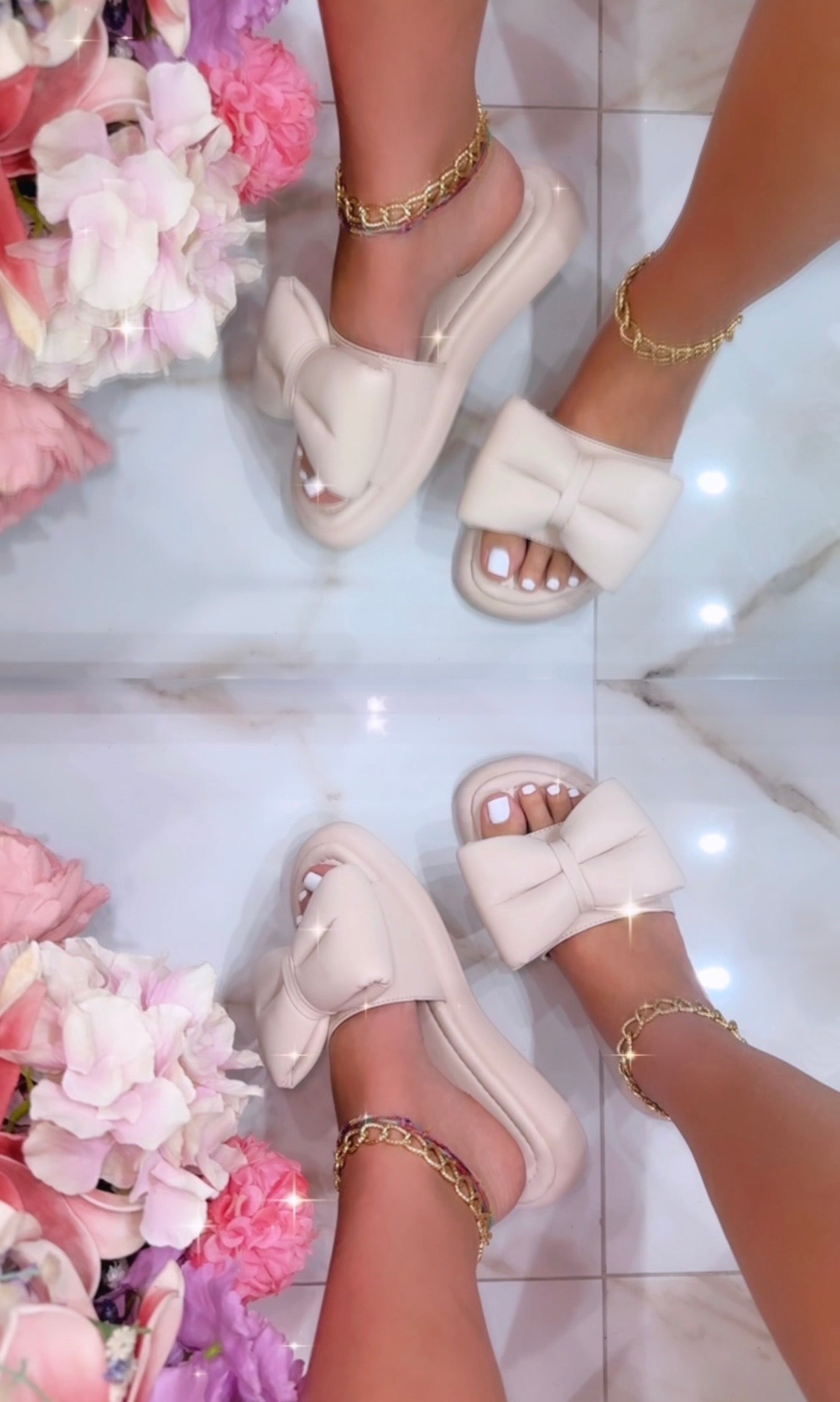 Ciabatte 🎀 Beige