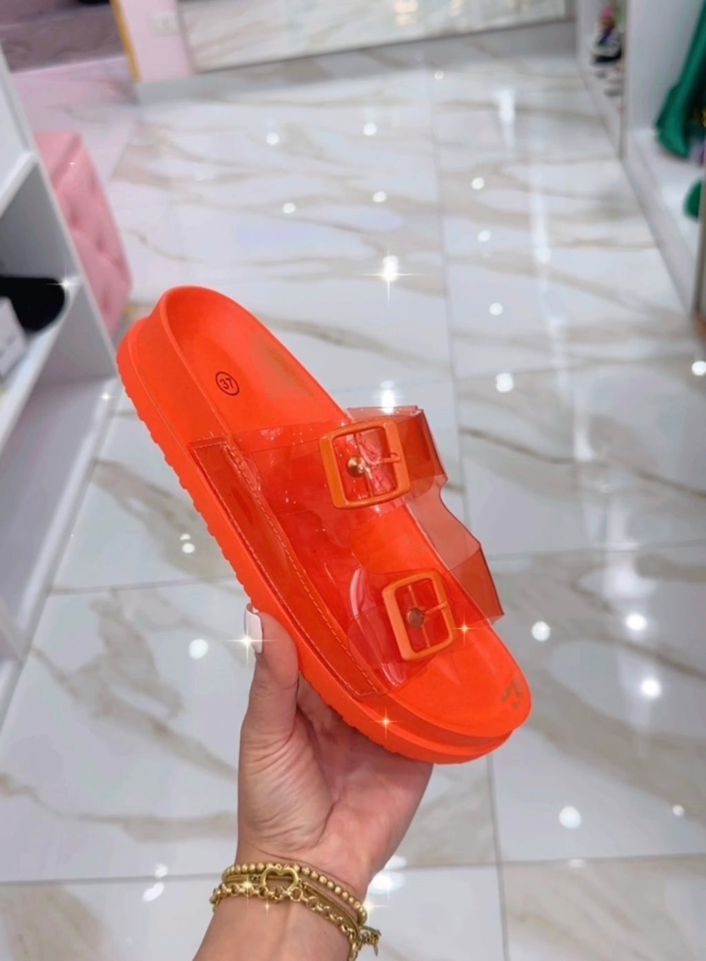 A. Ciabatte Birk Arancio n37