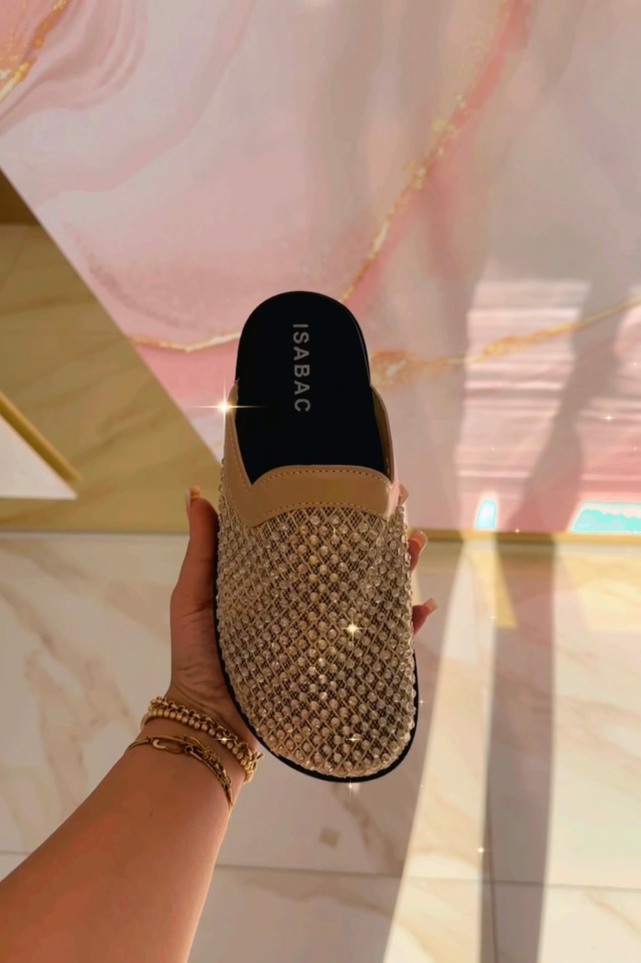 Ciabatte Birk Aura Gold