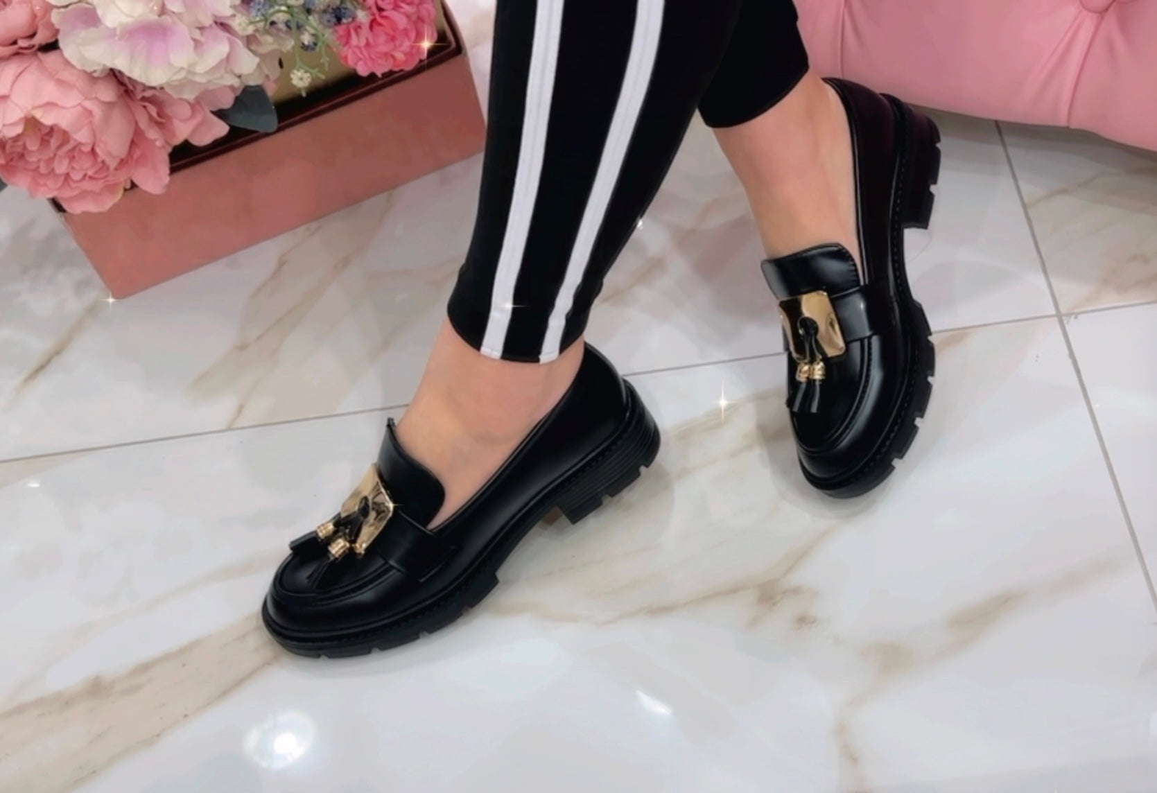 Francesine Black&Gold
