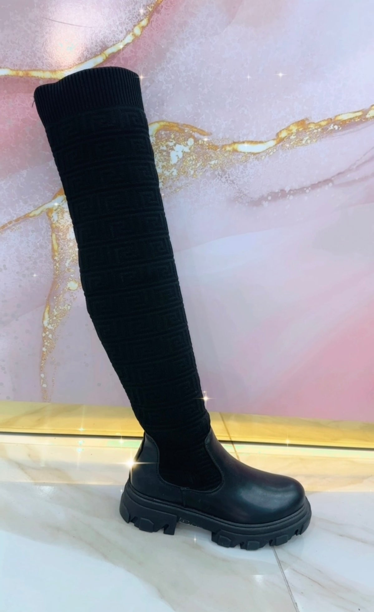 Anfibi Lunghi Elastici